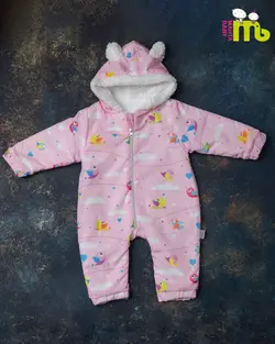 قیمت و خرید کاپشن سرهمی شمعی صورتی گنجشک 1461 مهتا - سیسمونی آقابزرگ