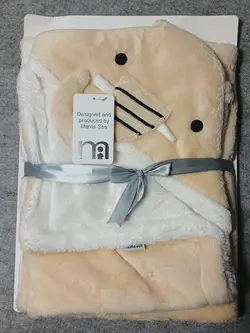 قیمت و خرید پتو دورپیچ نوزادی ماماسی فیل کرم - سیسمونی آقابزرگ