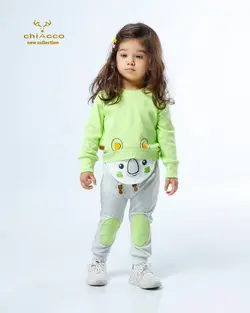 قیمت و خرید بلوز و شلوار کوالا چیاکو سبز - سیسمونی آقابزرگ