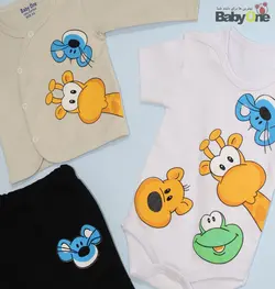 قیمت و خرید سه تیکه حیوانات شاد بی بی وان - سیسمونی آقابزرگ