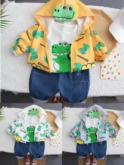 قیمت و خرید سه تیکه لیانا دایناسور طوسی - سیسمونی آقابزرگ