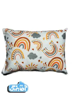 قیمت و خرید بالشت کوچک کاراکو خورشید و رنگین کمان - سیسمونی آقابزرگ