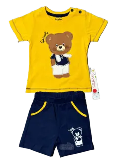 قیمت و خرید تیشرت شلوارک خرس دست تو جیب مهتا کد 1536 - سیسمونی آقابزرگ