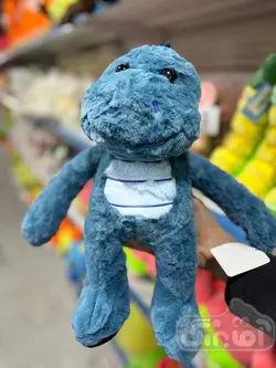 قیمت و خرید عروسک پولیشی مگنتی بچه دایناسور آبی 30 سانت - سیسمونی آقابزرگ