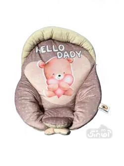 قیمت و خرید ست 7 تکه تشک بازی و غلتگیر مخمل خرس کرم - سیسمونی آقابزرگ