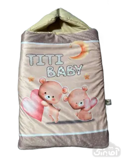 قیمت و خرید ست 7 تکه تشک بازی و غلتگیر مخمل خرس کرم - سیسمونی آقابزرگ