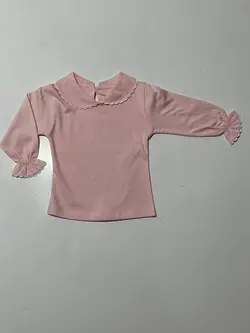 قیمت و خرید بلوز یقه ب ب بی بی بلنکت صورتی - سیسمونی آقابزرگ