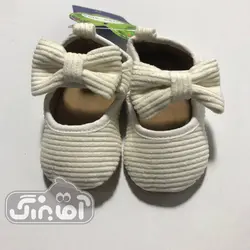 قیمت و خرید پاپوش خارجی دخترانه کبریتی طرح پاپیون - سیسمونی آقابزرگ