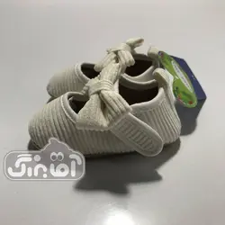 قیمت و خرید پاپوش خارجی دخترانه کبریتی طرح پاپیون - سیسمونی آقابزرگ