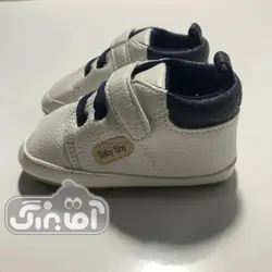 قیمت و خرید پاپوش خارجی پسرانه baby boy سفید - سیسمونی آقابزرگ