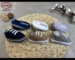 قیمت و خرید پاپوش نوزادی تیتیل طرح ساده بندی - سیسمونی آقابزرگ