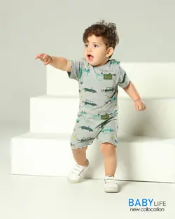 قیمت و خرید رامپرز بی بی لایف طرح ماشین طوسی - سیسمونی آقابزرگ