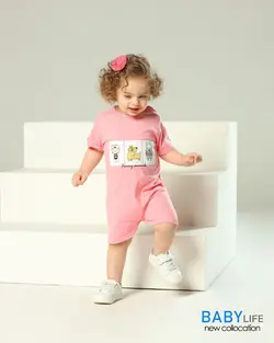 قیمت و خرید رامپرز بی بی لایف طرح حیوانات کیوت صورتی - سیسمونی آقابزرگ