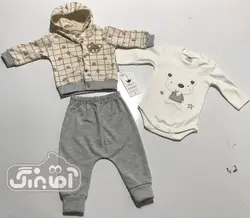 قیمت و خرید سه تیکه سوئیشرت شلوار تدی 748 پوشانک - سیسمونی آقابزرگ