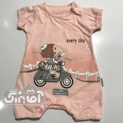 قیمت و خرید رامپرز صورتی دختر موتور سوار نی نی ناز - سیسمونی آقابزرگ