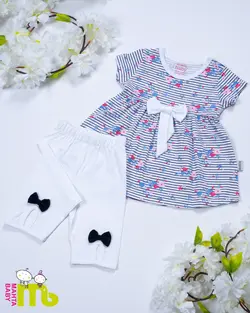 قیمت و خرید بلوز شورت گل و شکوفه 1576 مهتا - سیسمونی آقابزرگ