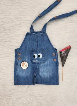 قیمت و خرید پیشبندی لی کوتاه بهار طرح چشم - سیسمونی آقابزرگ