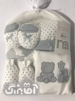 قیمت و خرید ست بیمارستانی گلدوزی اعلا مادرکر دو خرس پاپیون - سیسمونی آقابزرگ