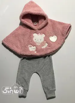 قیمت و خرید شنل شلوار 832 پوشانک طرح خرس وگربه کالباسی - سیسمونی آقابزرگ