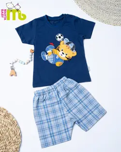 قیمت و خرید بلوز شورت گربه فوتبالیست 1614 مهتا - سیسمونی آقابزرگ