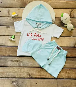 قیمت و خرید بلوز شورت کلاهدار بی بی وان polo - سیسمونی آقابزرگ