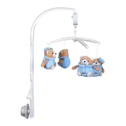 قیمت و خرید آویز تخت موزیکال گیگلز GiGGLES طرح خرس کلاهدار - سیسمونی آقابزرگ