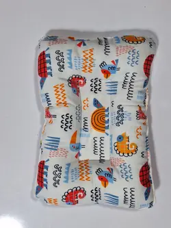 قیمت و خرید بالشت شیردهی اولدوز طرح حیوانات لاک پشت چهارخونه - سیسمونی آقابزرگ