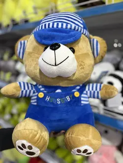 قیمت و خرید عروسک پولیشی خرس کلاه دار سایز 2 - سیسمونی آقابزرگ