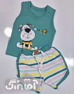 قیمت و خرید رکابی شلوارک سگ 915 باروک - سیسمونی آقابزرگ