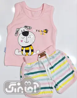 قیمت و خرید رکابی شلوارک سگ 915 باروک - سیسمونی آقابزرگ