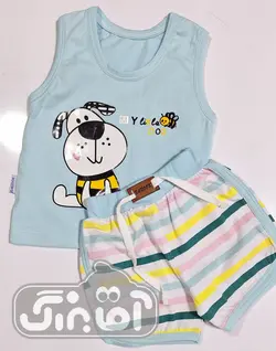 قیمت و خرید رکابی شلوارک سگ 915 باروک - سیسمونی آقابزرگ