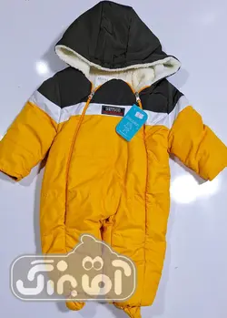 قیمت و خرید کاپشن سرهمی شایناکو دو رنگ زرد - سیسمونی آقابزرگ