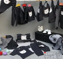 قیمت و خرید لباس تیکه ای مدل خرس ذغالی اس پی کو spco - سیسمونی آقابزرگ