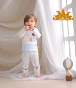 قیمت و خرید لباس تیکه ای مدل خرس و جوجه نی نی سان - سیسمونی آقابزرگ