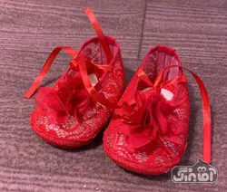 قیمت و خرید پاپوش دخترانه توری پوشکا - سیسمونی آقابزرگ