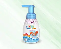 قیمت و خرید فوم شستشوی دست و صورت کودک آنتی باکتریال وی کر - سیسمونی آقابزرگ