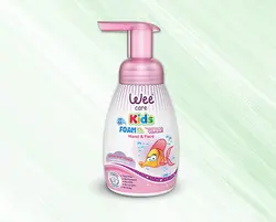 قیمت و خرید فوم شستشوی دست و صورت کودک آنتی باکتریال وی کر - سیسمونی آقابزرگ