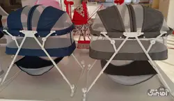 قیمت و خرید تخت و گهواره اسپرینگ مدل سانی - سیسمونی آقابزرگ