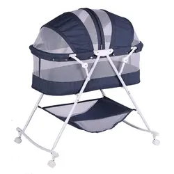 قیمت و خرید تخت و گهواره اسپرینگ مدل سانی - سیسمونی آقابزرگ