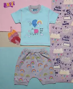 قیمت و خرید بلوز شورت فیل و بادکنک بی بی وان کد 210 - سیسمونی آقابزرگ