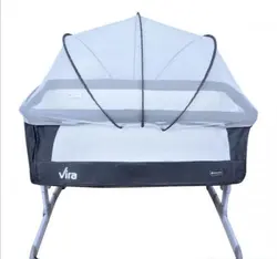 قیمت و خرید تخت کنار مادر دلیجان مدل ویرا سایبان دار - سیسمونی آقابزرگ