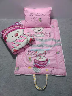 سرویس خواب مسافرتی چاپی پگاسوز طرح خرس شالگردنی