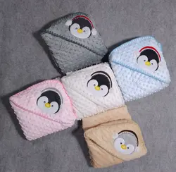 قیمت و خرید پتو دورپیچ نوزادی 410پنگوئن بی بی بلنکت - سیسمونی آقابزرگ