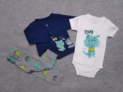 سه تیکه حیوانات سرمه ای گل ایران