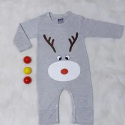 قیمت و خرید سرهمی قواره دار بی بی وان طرح گوزن طوسی - سیسمونی آقابزرگ