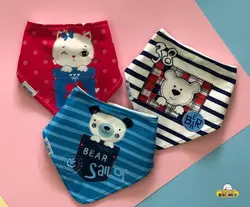 قیمت و خرید دستمال گردن 2 عدی سلام کوچولو - سیسمونی آقابزرگ