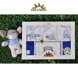 قیمت و خرید 20 تکه نی نی سان مدل خرس و ماشین - سیسمونی آقابزرگ