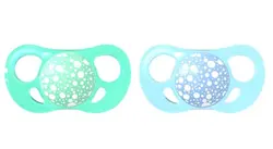 قیمت و خرید پستانک تویست شیک مدل کهکشان مجموعه 2 عددی +6ماه - سیسمونی آقابزرگ