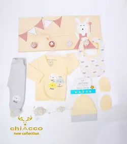 قیمت و خرید ست گیفت بیمارستانی 6 تیکه چیاکو طرح ابر - سیسمونی آقابزرگ