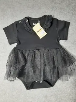 قیمت و خرید بادی مشکی 112 بی بی وان دخترانه - سیسمونی آقابزرگ